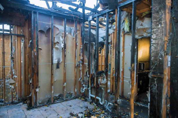 Professional Fire Damage Removal technician working in Calipatria, CA